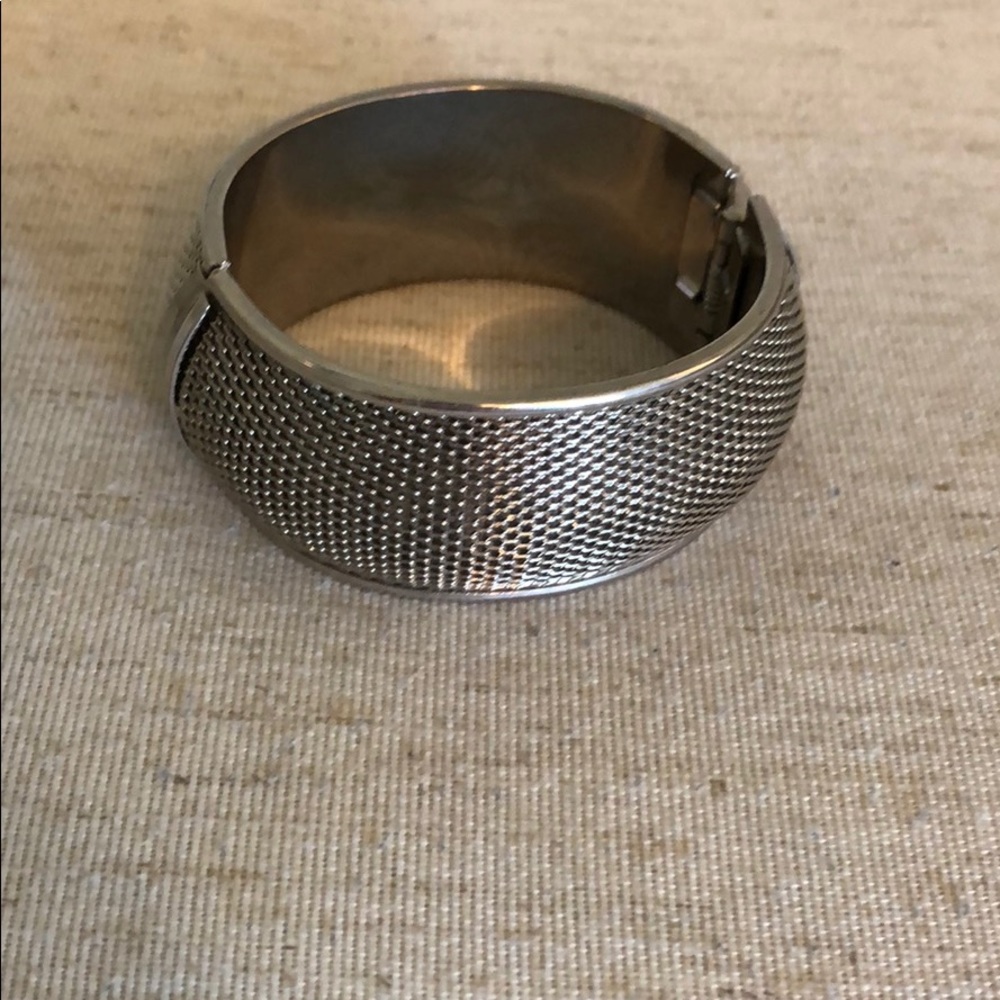 Bangle Hinge Bracelet Silver